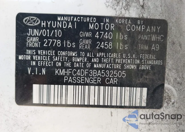 KMHFC4DF3BA532505: 43807309