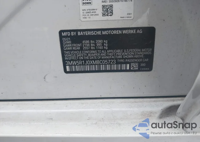 3MW5R1J0XM8C05723: 43806688