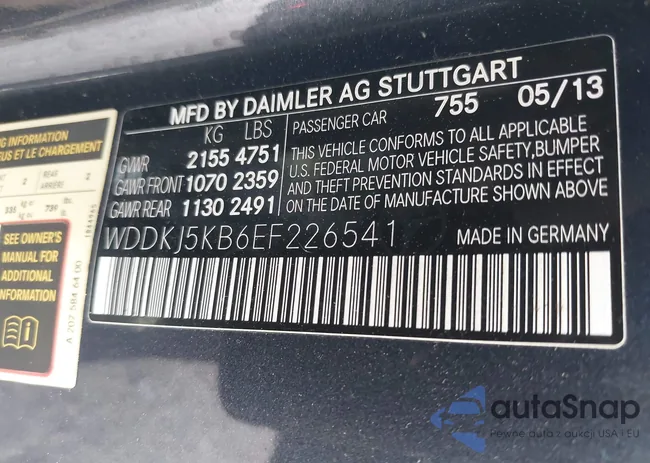 WDDKJ5KB6EF226541: 43806732