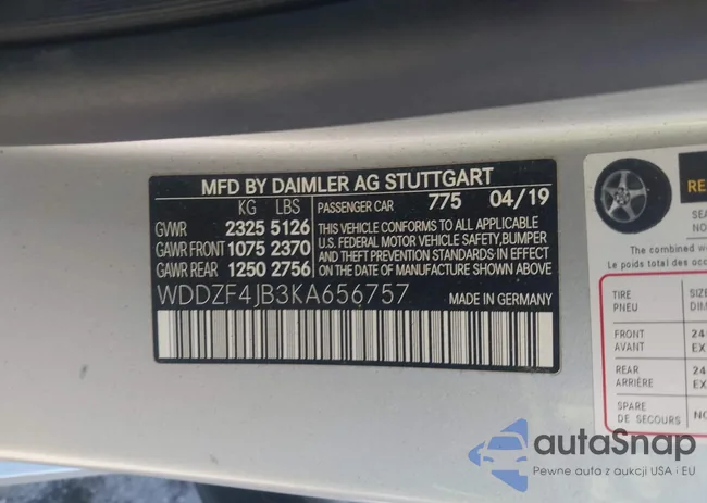 WDDZF4JB3KA656757: 43806881