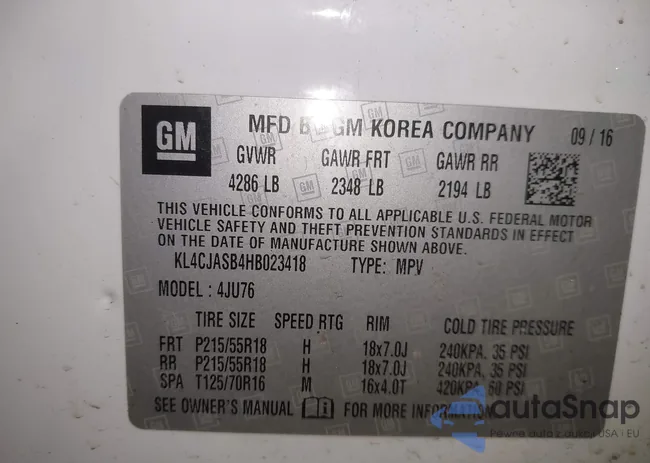 KL4CJASB4HB023418: 43808225