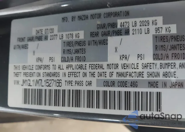 JM1GL1VM7L1527166: 43808327