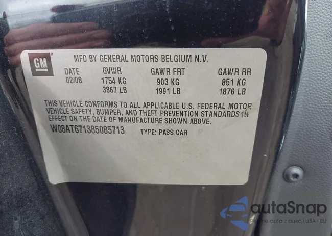 W08AT671385085713: 43807685