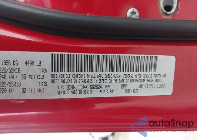 3C4NJCCB4KT662624: 43807786