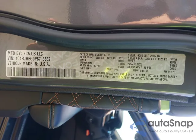 1C4RJHEG0P8713632: 43807910