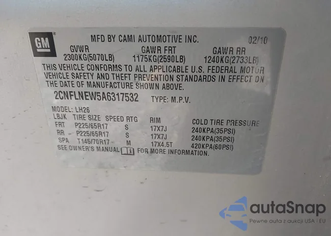 2CNFLNEW5A6317532: 43809031