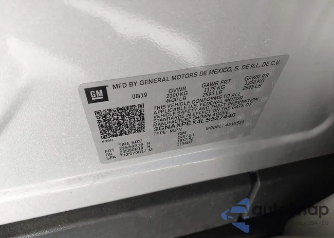 3GNAXPEX4LS527445: 43809208