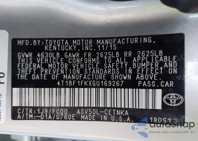 4T1BF1FKXGU169267: 43809352