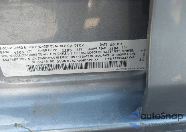 3VWRX7AJ4AM032027: 43809354