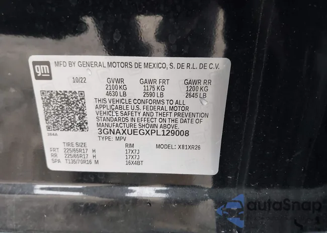 3GNAXUEGXPL129008: 43809370