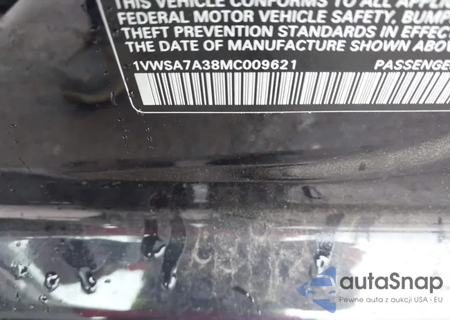 1VWSA7A38MC009621: 43809403