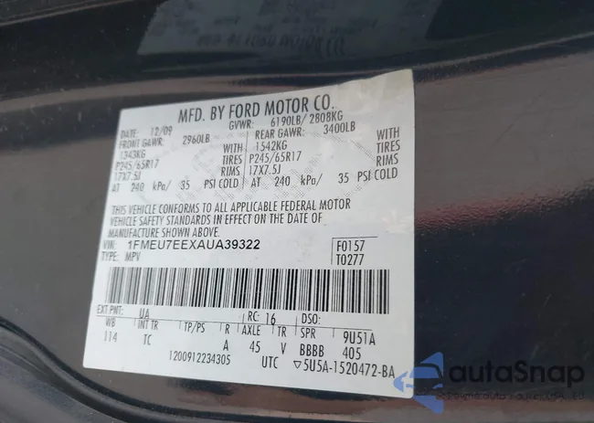 1FMEU7EEXAUA39322: 43810066