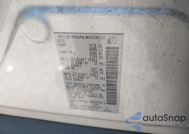 5N1AT2MTXHC880965: 43810165