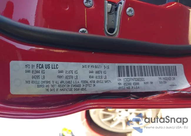 1C3CDFFA7GD822631: 43810177