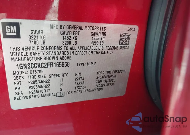 1GNSCCKC2FR165858: 43809624