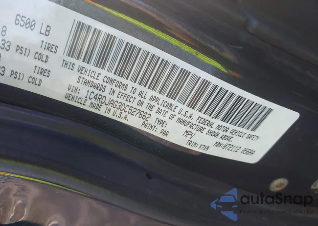 1C4RDJAG3DC527662: 43811492