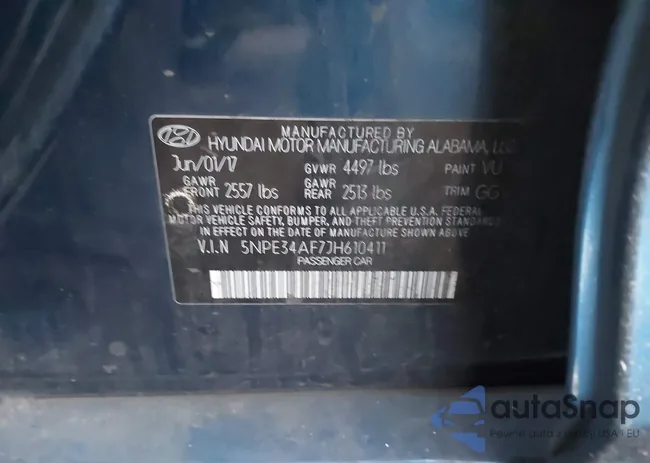 5NPE34AF7JH610411: 43810678