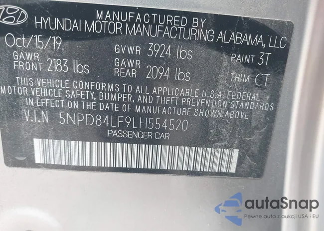 5NPD84LF9LH554520: 43810786