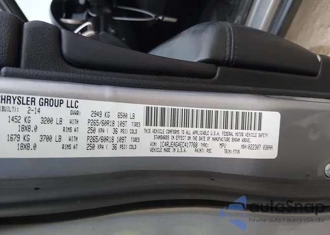 1C4RJEAG4EC417768: 43812178