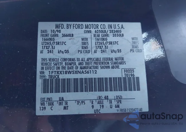 1FTRX18W5XNA56112: 43812267