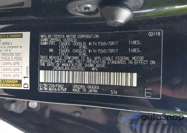 JTEBU5JR4J5553550: 43812283