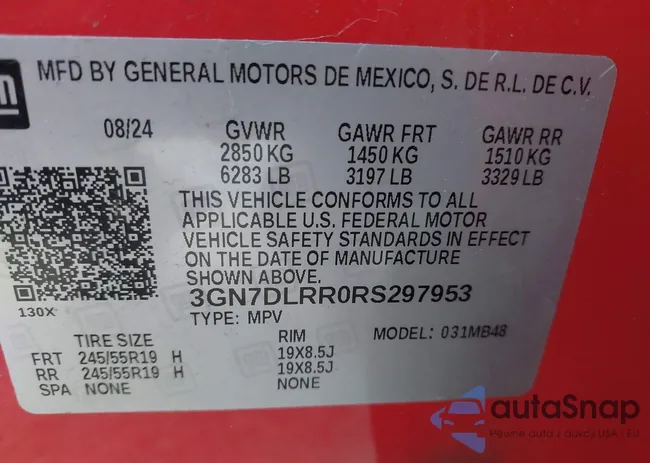 3GN7DLRR0RS297953: 43812299