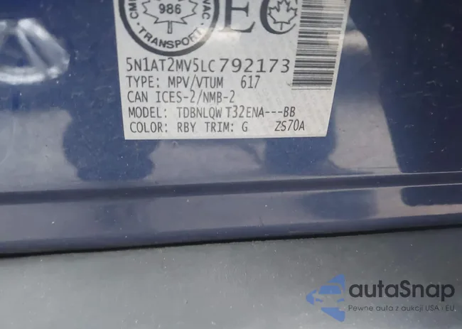 5N1AT2MV5LC792173: 43812350