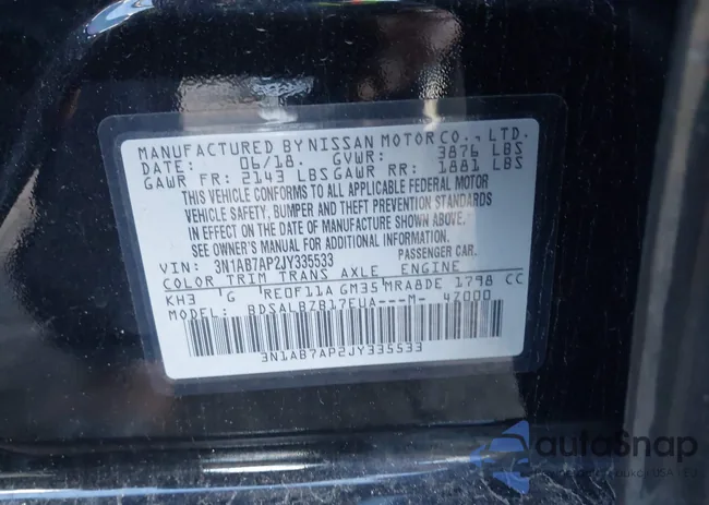 3N1AB7AP2JY335533: 43812405