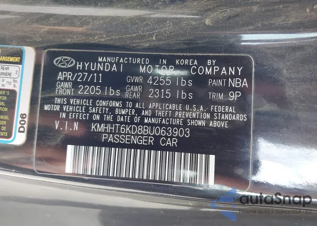 KMHHT6KD8BU063903: 43812423