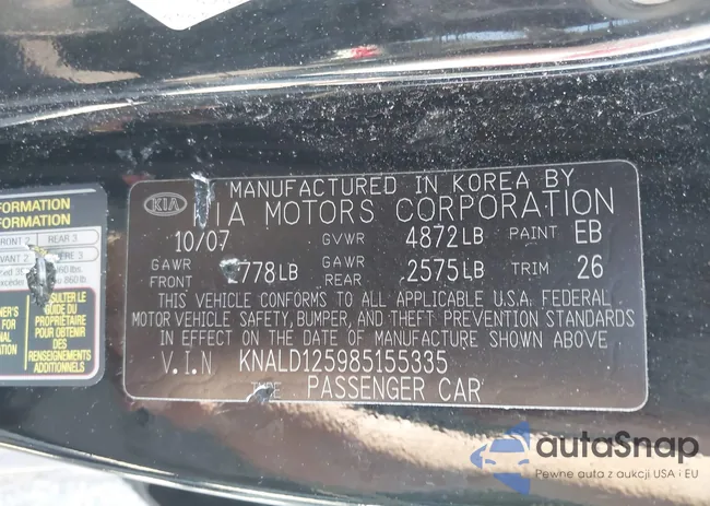 KNALD125985155335: 43811723