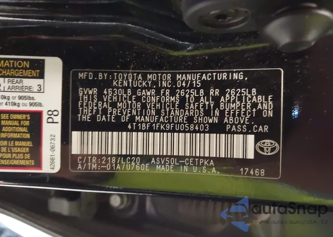 4T1BF1FK9FU058403: 43813406