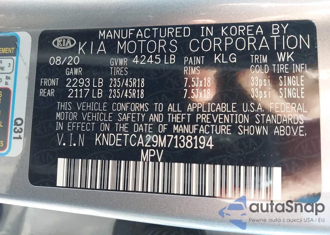 KNDETCA29M7138194: 43813436