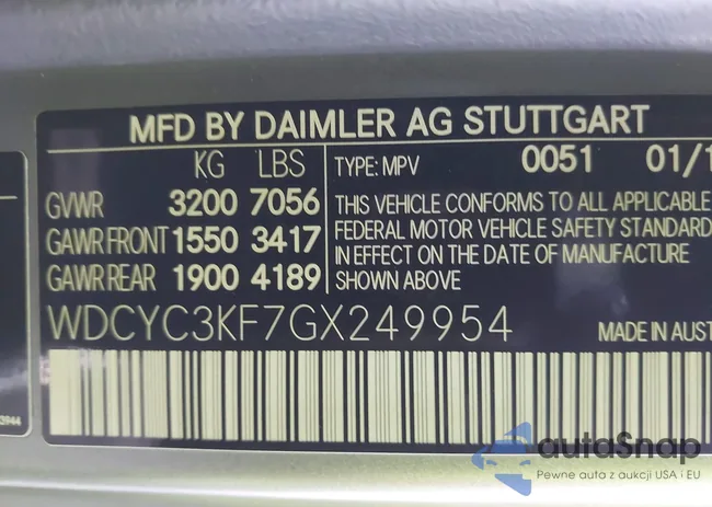 WDCYC3KF7GX249954: 43812910