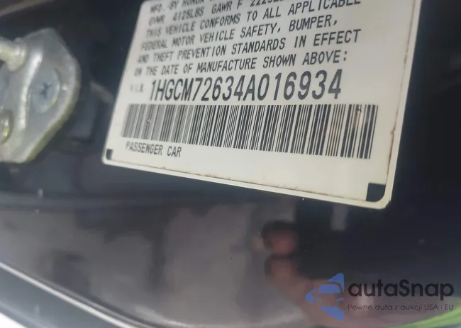 1HGCM72634A016934: 43814031