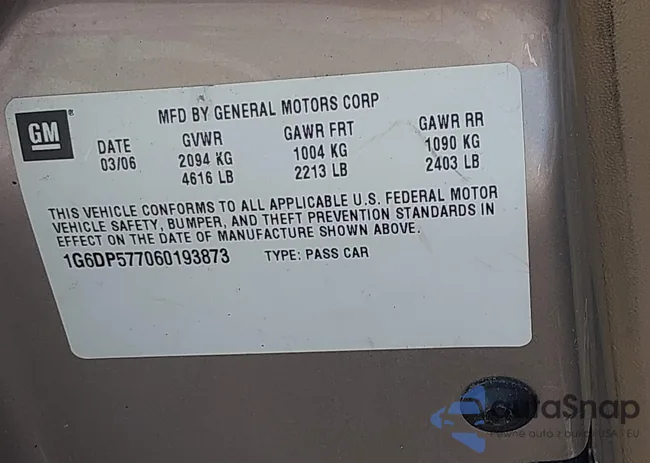 1G6DP577060193873: 43814317