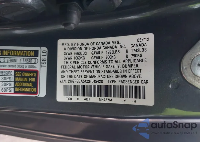 2HGFG3A5XCH548428: 43814452