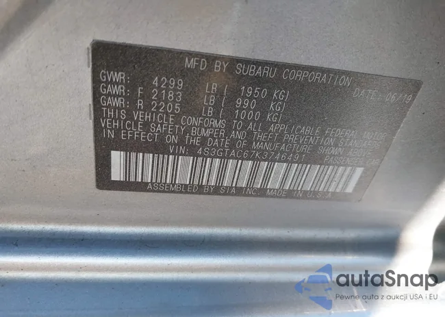 4S3GTAC67K3746491: 43815044