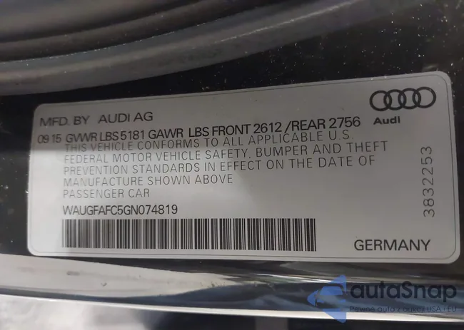 WAUGFAFC5GN074819: 43815055