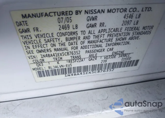 1N4BA41EX5C876352: 43815096