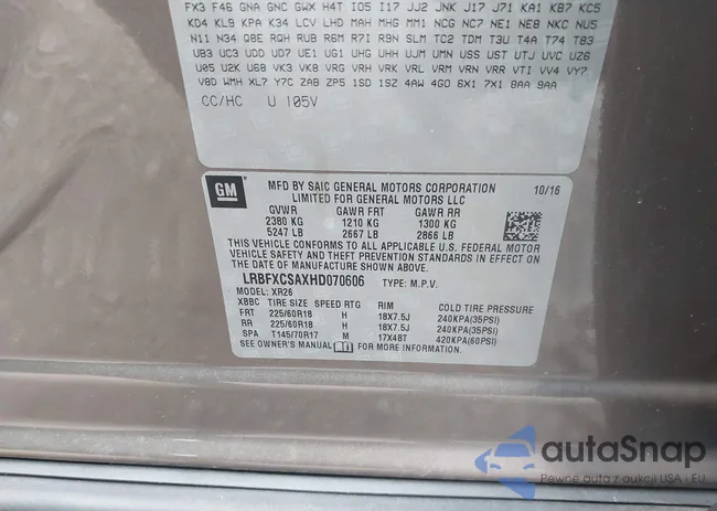 LRBFXCSAXHD070606: 43815232