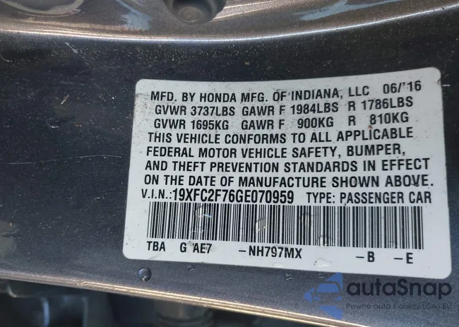 19XFC2F76GE070959: 43815233