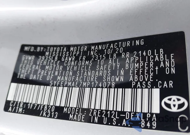 5YFEPMAE7MP174078: 43815244