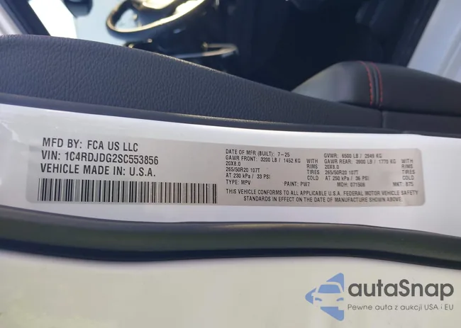 1C4RDJDG2SC553856: 43815330