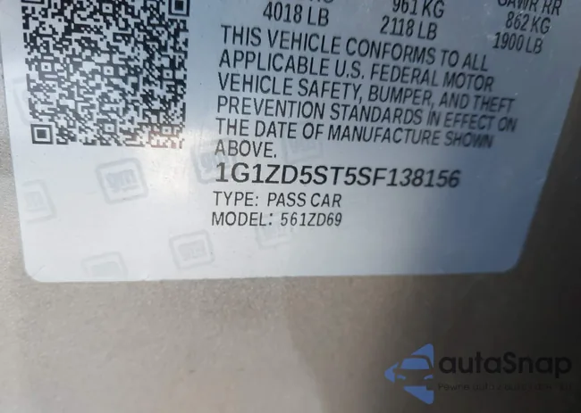 1G1ZD5ST5SF138156: 43815358