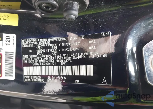 5TDYZ3DC4HS844274: 43815419