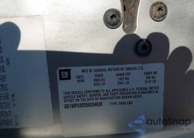 2G1WF52E559204636: 43814596