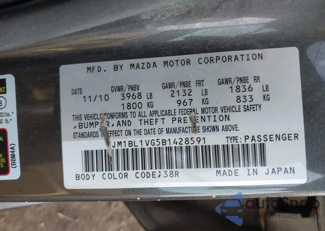 JM1BL1VG5B1428591: 43814802