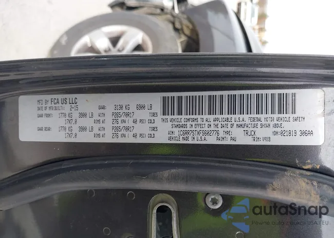 1C6RR7STXFS602776: 43814813