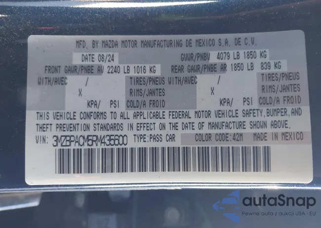 3MZBPACM5RM435600: 43814886