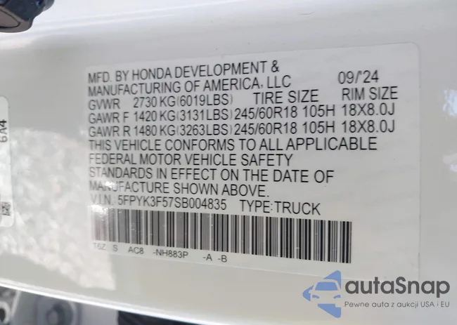 5FPYK3F57SB004835: 43816221